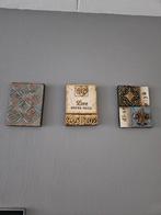 Set van 3 decoratieve disenyo tegels, Ophalen of Verzenden, Zo goed als nieuw