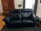 Lederen Tweezitsbank - Zo Goed Als Nieuw, Huis en Inrichting, Ophalen, 150 tot 200 cm, Tweepersoons, Zo goed als nieuw
