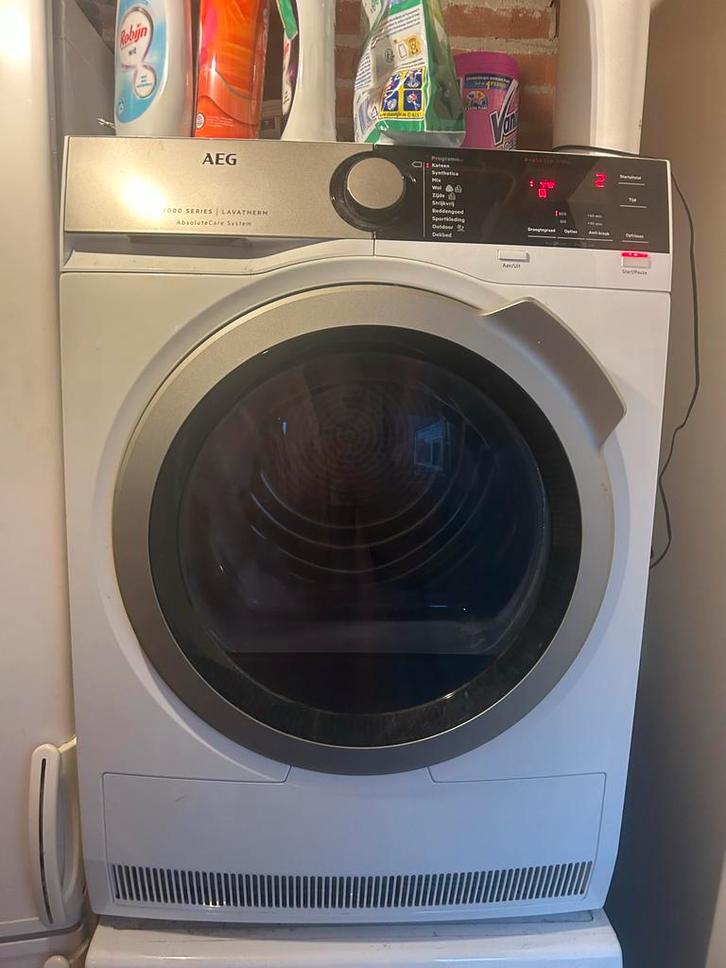 AEG Lavatherm Droogkast - Zo goed als nieuw, Witgoed en Apparatuur, Wasdrogers, Zo goed als nieuw, Condens, Voorlader, 6 tot 8 kg