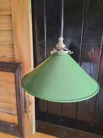 Groen emaille hanglamp , franse hanglamp, Ophalen of Verzenden