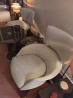 Giorgetti fauteuil Commodus, grijs-blauwe stof,, Huis en Inrichting, Ophalen, Zo goed als nieuw, Stof