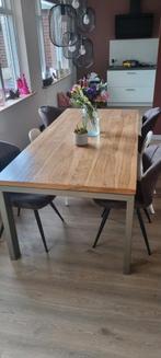 Xooon eettafel 220x100cm, Ophalen, 200 cm of meer, 50 tot 100 cm, Zo goed als nieuw