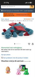 Dexter Dragon Knuffel - Bijenkorf (met gebruikerssporen), Ophalen of Verzenden, Gebruikt, Overige typen