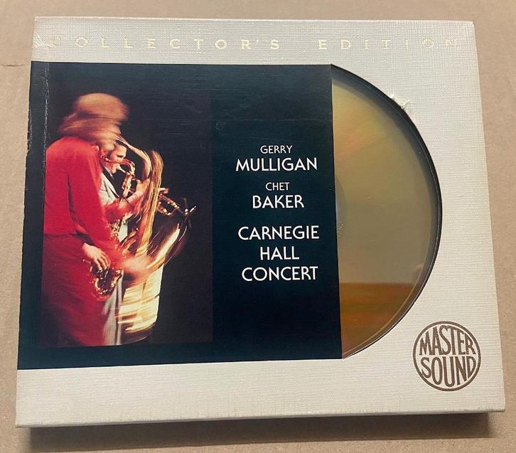 Gerry Mulligan & Chet Baker - Carnegie Hall Concert, Cd's en Dvd's, Cd's | Jazz en Blues, Zo goed als nieuw, Jazz, 1980 tot heden