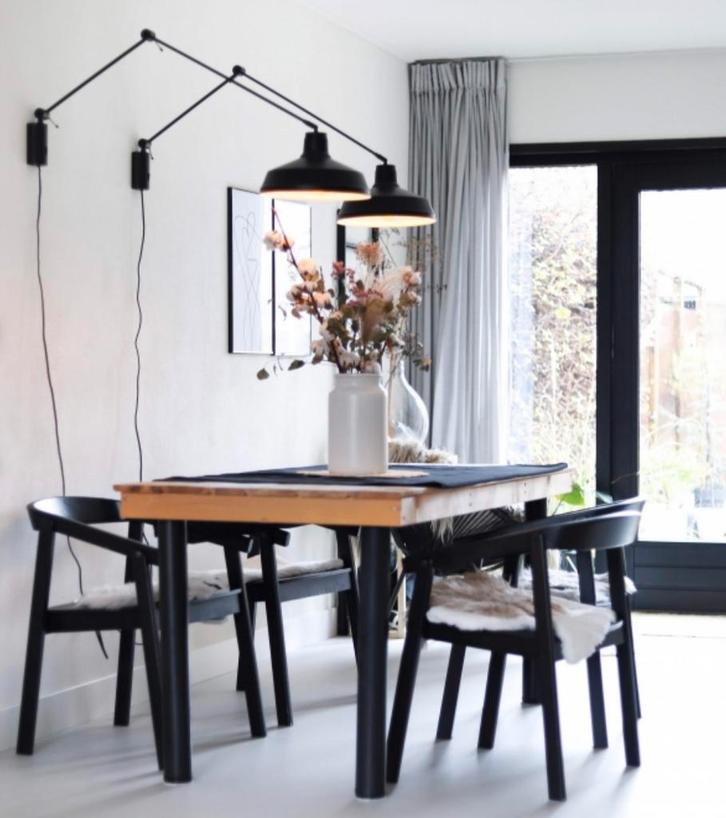 ZGAN Grote wandlamp met knikarm, Huis en Inrichting, Lampen | Wandlampen, Zo goed als nieuw, Metaal, Ophalen