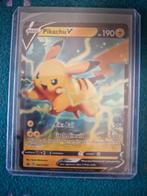 Pokémon kaart pikachu v, Ophalen of Verzenden, Nieuw, Losse kaart, Foil