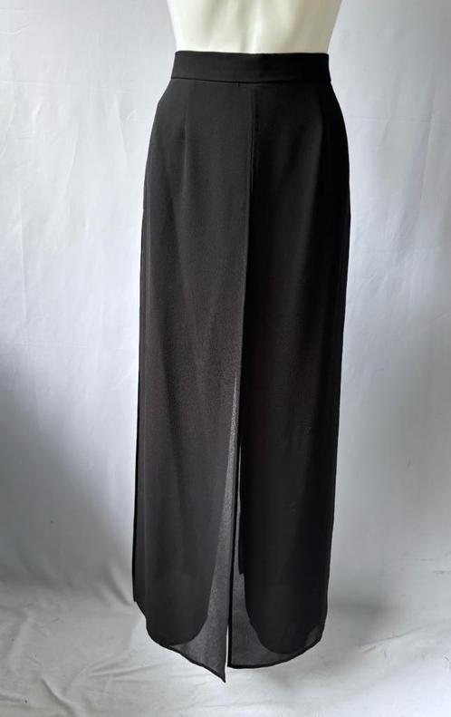 JOSEPH RIBKOFF Zwarte wijde broek  Maat 38, Kleding | Dames, Broeken en Pantalons, Zo goed als nieuw, Maat 38/40 (M), Zwart, Lang