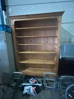 Massief houten boekenkast – klassiek model, Ophalen, Met plank(en), Gebruikt, 200 cm of meer