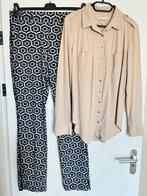 Studio anneloes set L poppy blouse & anke paisley broek, Zwart, Maat 42/44 (L), Ophalen of Verzenden, Zo goed als nieuw