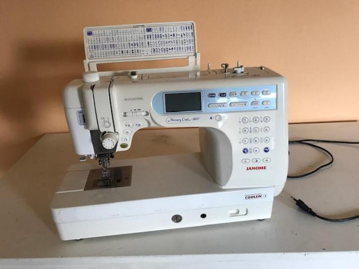 Janome Memory Craft 6600 Professional, Hobby en Vrije tijd, Naaimachines en Toebehoren, Gebruikt, Naaimachine, Janome, Ophalen