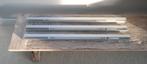 2 fraaie aluminium TL armaturen met bewegingssensor; Hulsta, Ophalen of Verzenden, Zo goed als nieuw, Strak design; aluminium