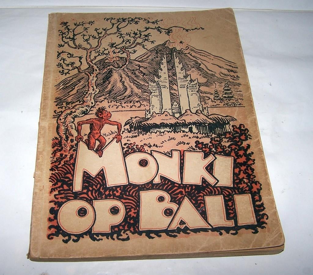 Monki op Bali. 1950. Izgs., Ophalen of Verzenden
