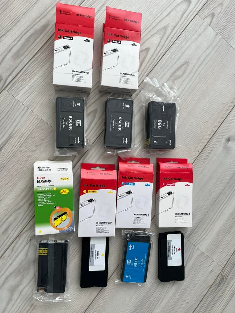 HP cardridges set nieuw, Computers en Software, Ophalen of Verzenden, Zo goed als nieuw