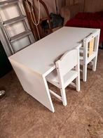 Kinder Tafel en Stoelen Set - Wit, Ophalen of Verzenden, Zo goed als nieuw, Tafel(s) en Stoel(en)