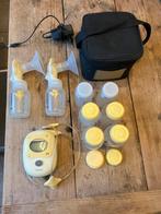 Medela Freestyle dubbele borstkolf + accessoires zie foto’s!, Ophalen of Verzenden, Gebruikt, Borstkolf