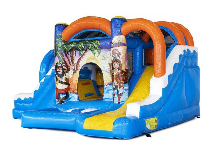 Te koop Springkussen Jumpy Fun Piraat, Hobby en Vrije tijd, Feestartikelen | Verhuur, Nieuw, Overige, Ophalen