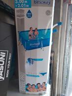 Bestway zwembad 3x2 meter, 200 tot 400 cm, Rechthoekig, Opzetzwembad, Minder dan 80 cm