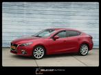 Mazda 3 2.0 GT-M Lederen stoelen Navigatie Cruise Control, Voorwielaandrijving, Gebruikt, Zwart, 4 cilinders