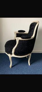 Barok Stoeltje - Stijlvol en Elegant, Gebruikt, Zwart, Ophalen of Verzenden, Eén
