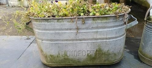 Grote ovale BAK zink COMFORTA 72 x 28 x 35 cm, Antiek en Kunst, Curiosa en Brocante, Ophalen