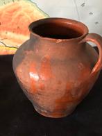 Bodemvondst fraaie TERRACOTTA pot intact 17e eeuw Italië., Ophalen of Verzenden