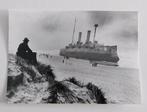 Stranding kruiser Hildebrand bij Scheveningen., Ophalen of Verzenden, Zo goed als nieuw, Kaart, Foto of Prent