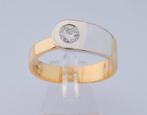 Zware 18 karaat Gouden Herenring Ring 0.50ct Briljant, Sieraden, Tassen en Uiterlijk, Ringen, Jw, 20 of groter, Verzenden, Heer