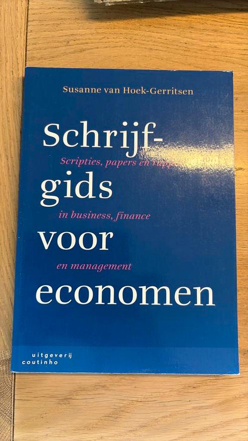 Susanne van Hoek-Gerritsen - Schrijfgids voor economen, Boeken, Economie, Management en Marketing, Zo goed als nieuw, Management