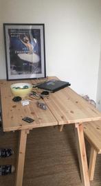 IKEA Industriell Tafel - Blad en poten los, Ophalen, Gebruikt, 100 tot 150 cm, 50 tot 100 cm
