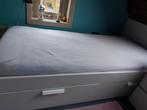Ikea Bed - Wit - Eenpersoons, Ophalen, 90 cm, Eenpersoons, Wit