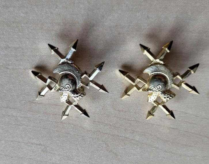 Verbindingsdienst emblemen, Verzamelen, Militaria | Algemeen, Landmacht, Embleem of Badge, Nederland, Ophalen of Verzenden