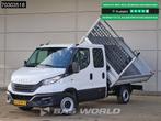 Iveco Daily 35S16 Driezijdige Automaat Kipper Dubbel Cabine, Auto's, Bestelauto's, Automaat, Stof, Gebruikt, Euro 6
