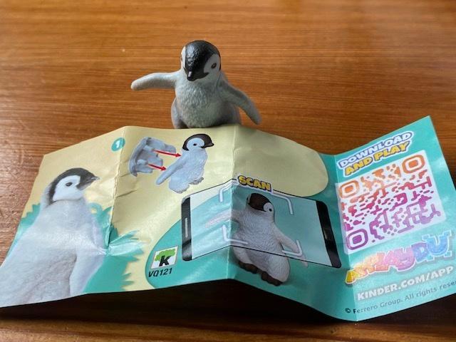 VQ121 Pinguïn natoons uit ferrero surprise eieren, Verzamelen, Verrassingseieren, Zo goed als nieuw, Ophalen of Verzenden