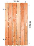 Douglas poort op stalen frame 100 breed. Nieuw, Tuin en Terras, Tuinpoorten, 100 tot 150 cm, Ophalen of Verzenden, Zo goed als nieuw