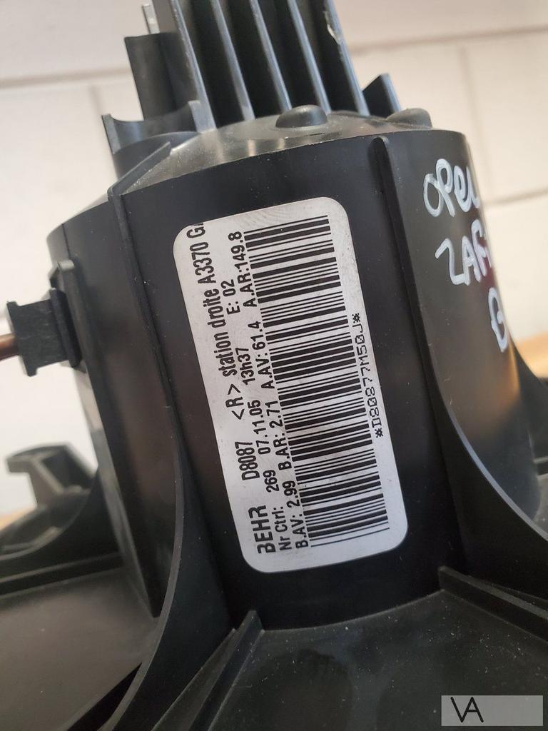 Opel Zafira B 2005 - 2012 kachelmotor aanjager D8087 €30, Auto-onderdelen, Ophalen of Verzenden, Gebruikt, Opel