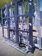 Kozijn met 3 vouwdeuren, Ophalen of Verzenden, Metaal, Vouwdeur, 120 cm of meer