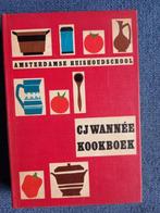 Cj Wannee kookboek van de Amsterdamse huishoudschool. HJW Ui, Boeken, Kookboeken, Ophalen of Verzenden, Zo goed als nieuw, Nederland en België