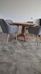 Eettafel en 4 stoelen, Antiek en Kunst, Antiek | Meubels | Tafels, Ophalen