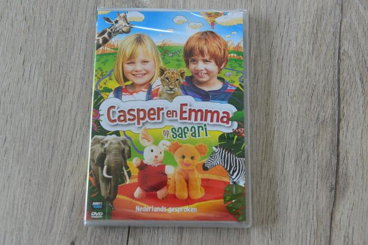 CASPER en EMMA op SAFARI ( Nieuw in de verpakking ), Cd's en Dvd's, Dvd's | Kinderen en Jeugd, Nieuw in verpakking, Film, Avontuur