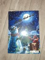 Kerst Canvas met ledlampjes 28x38cm, Ophalen, Nieuw