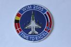 patch wim  2005  time to excel   rnlaf, Verzamelen, Verzenden, Zo goed als nieuw, Patch, Badge of Embleem