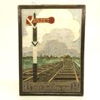 OPRUIMING - Wandtegel Porceleyne Fles Spoorwegstaking - Gaaf, Antiek en Kunst, Antiek | Wandborden en Tegels, Ophalen of Verzenden