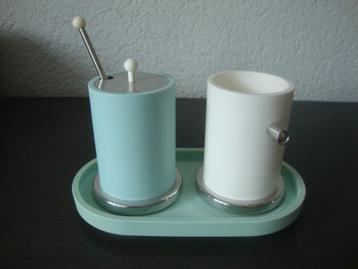 Ettore Sottsass alessi melk en suiker kan op plateau beschikbaar voor biedingen