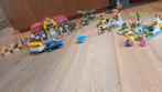 Playmobil paardenstal, trailer, poetsplaats, ijssalon, park, Ophalen, Zo goed als nieuw