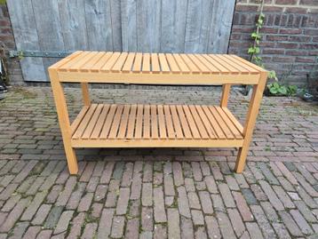 Houten Ikea badkamerrek / schoenenek beschikbaar voor biedingen