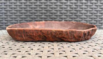 Bonsai schaal bruin ongeglazuurd aardewerk 21x12,3x3,2 beschikbaar voor biedingen