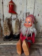 Vintage Zweedse kerstkabouter met puntmuts, Ophalen of Verzenden, Gebruikt