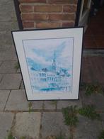 Aquarel Pierre van Lit ( Breda ), Ophalen of Verzenden, Zo goed als nieuw, Schilderij