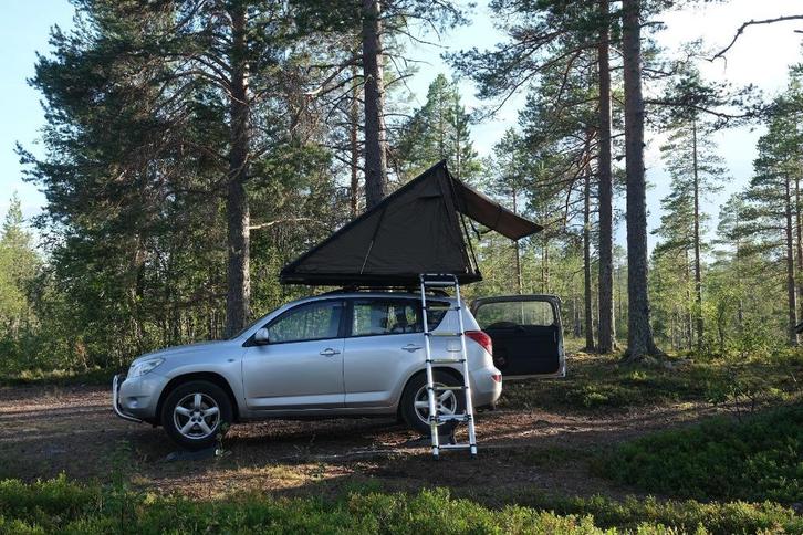 Lichtgewicht softshell daktent, Caravans en Kamperen, Tenten, tot en met 2, Gebruikt, Ophalen