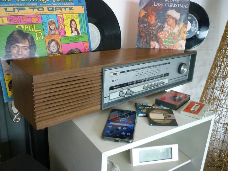 Europhon 723T vensterbank radio FM AUX Italy Design 1968, Audio, Tv en Foto, Radio's, Refurbished, Radio, Ophalen of Verzenden